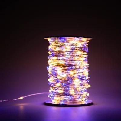 1000 LEDs Blue Warm White Fairy String Light