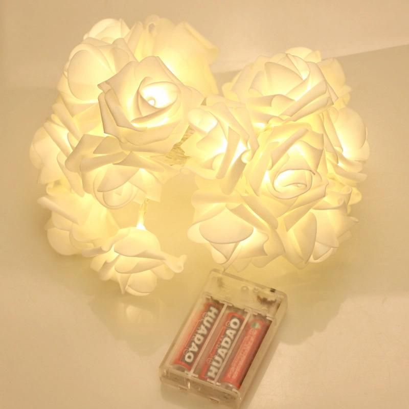 LED Roses String Lights for Valentine′ S Day Layout