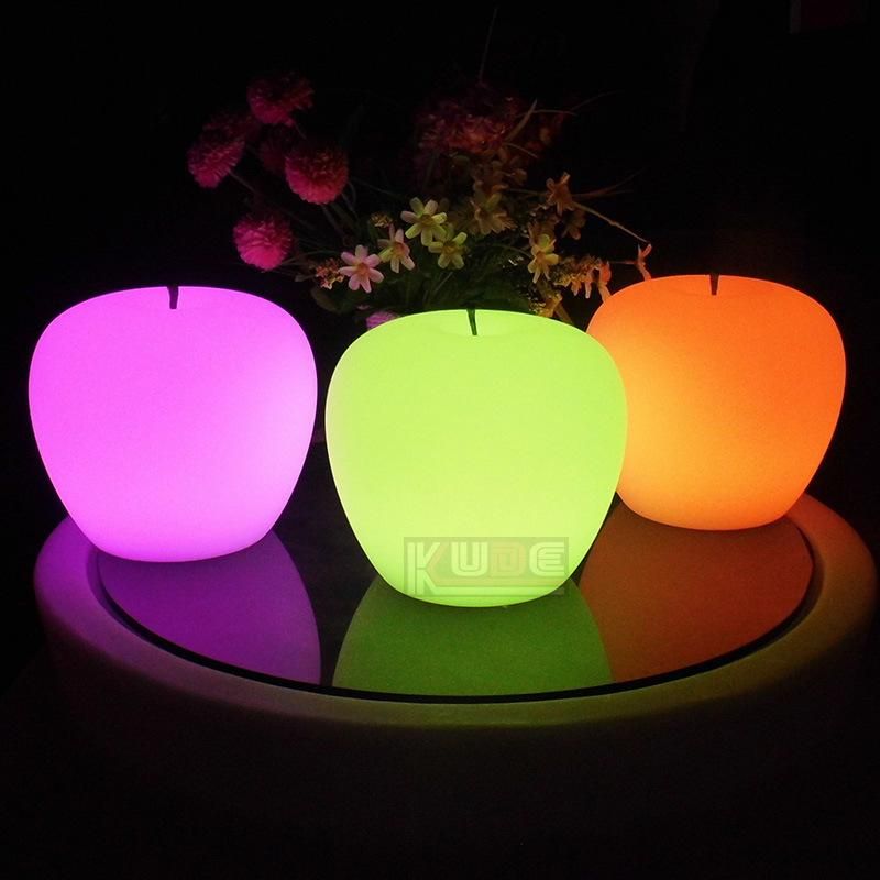 LED Light Table Decoration Apple Shape Light Decoration for Party