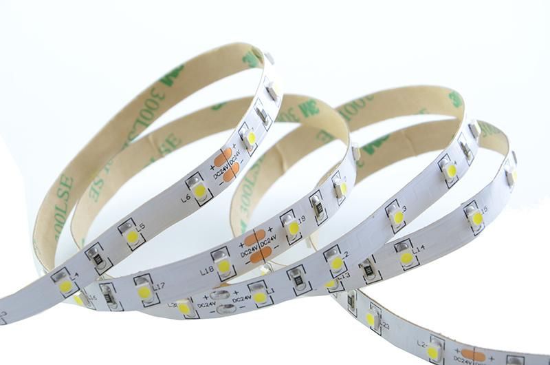 60LEDs/m 3528 Indoor LED decorative light/ cabinet light/ flexible LED strip