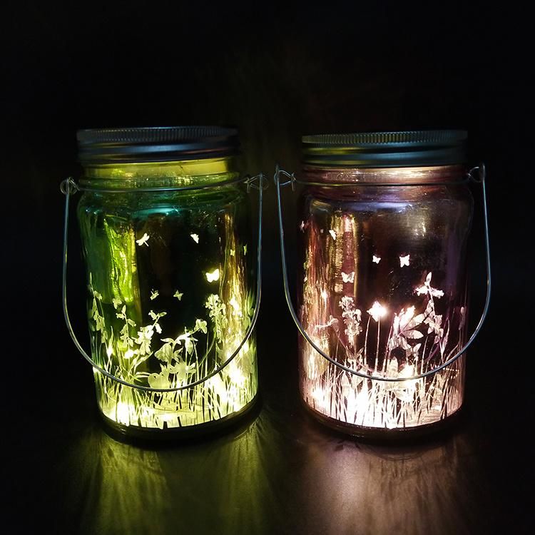 LED String Fairy Star Firefly Mason Glass Jar Copper Wire Lights