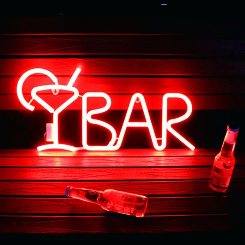 New Style Colorful Creative Romantic LED Neon Sign Bar Party Decor Custom Neon Sign