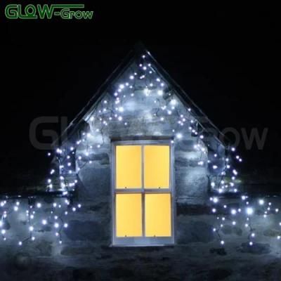 Manufacturer Christmas White LED Icicle Light for Window Wall Wedding Decoration