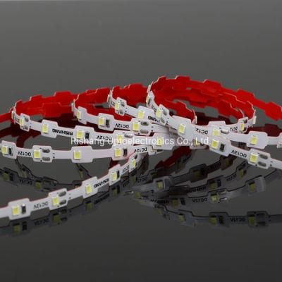 High Brightness 600lm/M DC12V SMD2835 Flexible S Shape Light 3D LED Strip