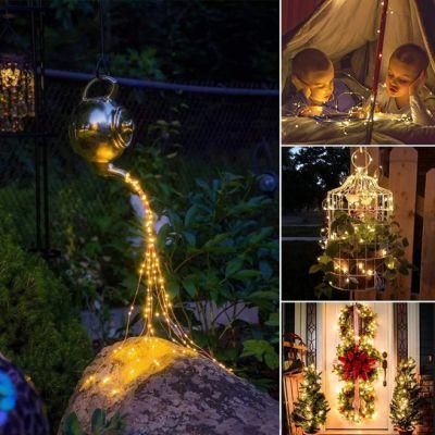Solar LED Light Outdoor Garden Decoration DIY Christmas Easy to Install Holiday Bedroom Party Garlands 5/10/20m Flashing Lamps
