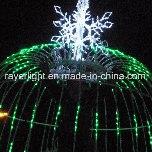 New Starry Rope Christmas Tree Topper Light Star