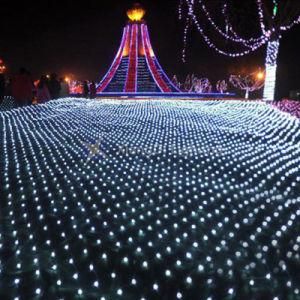 Colorful Outdoor Holiday Hanging LED Net Light for Christmas