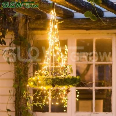 Warm White Waterproof LED String Light Christmas Event Decor Tree Vine Branch Copper Wire Lights for Home Holiday Garland Festival