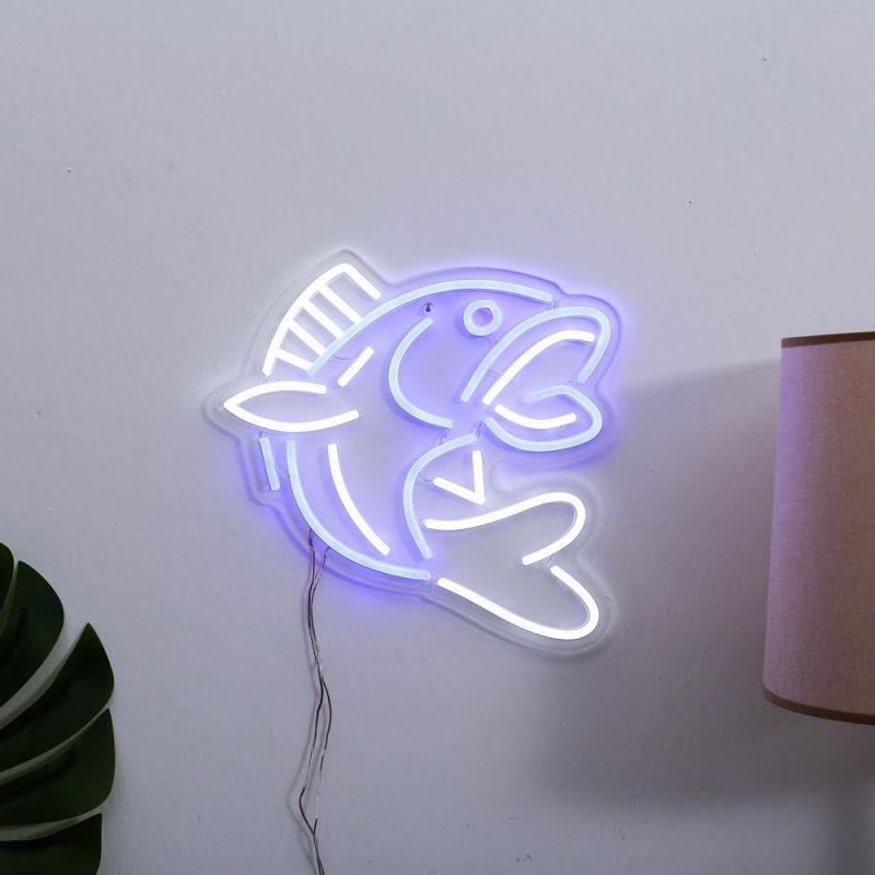 Fast Delivery Acrylic Design Logo Outdoor Illuminate Wedding Home Party Decoration LED Neon Sign Light