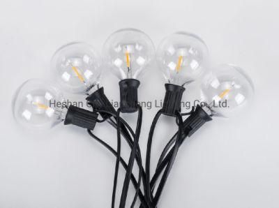 UL Standard High Quality Merry Christmas Lighting 25L E12 Shatterproof G40 LED String Light