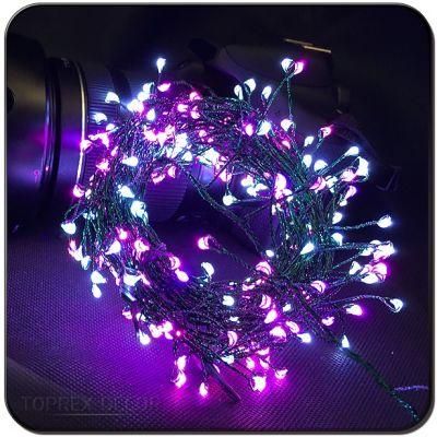 Toprex Tree Branch Shape Outdoor Adjustable Droplets Christmas Fairy Lights