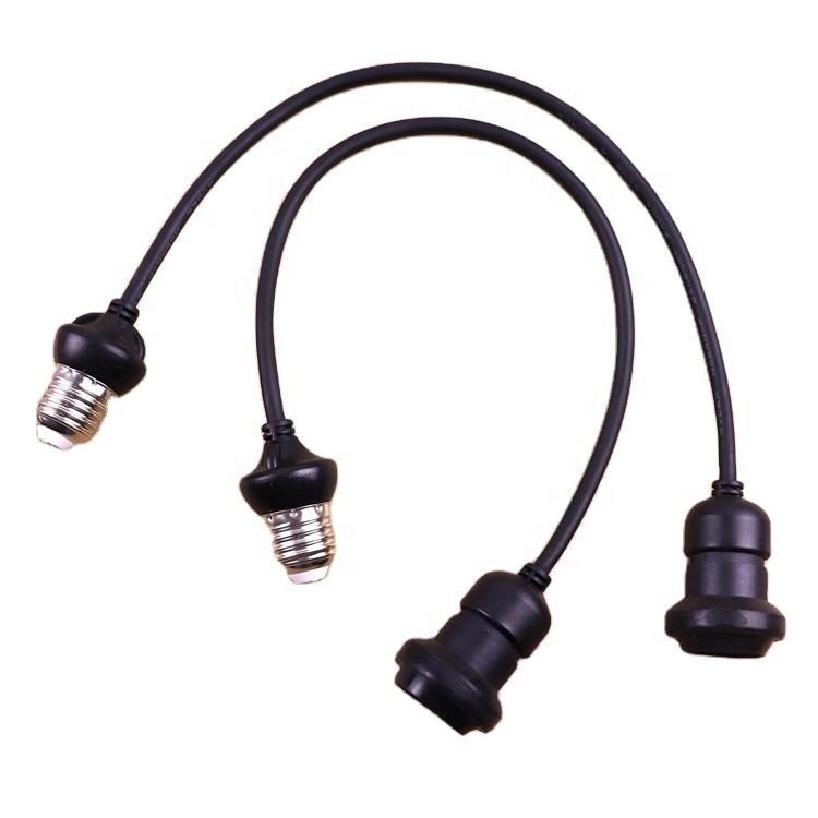 25cm 50cm 100cm Lampholder Drop Es for Black Festoon E27 String Light
