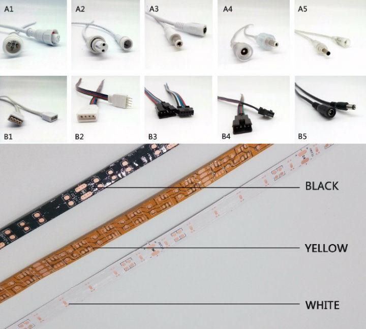 Brand Chips Gold Line 3014SMD 156LEDs Side View Hgih Brightness LED Flexible Decoration Strip Light