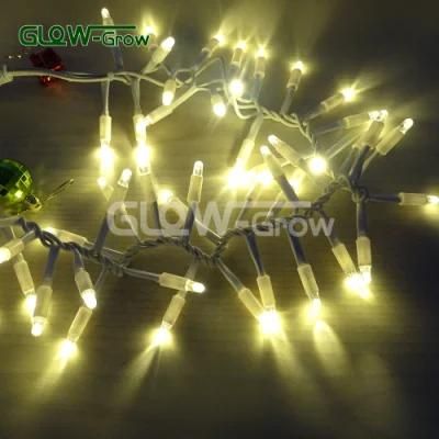 Outdoor Use Waterproof Christmas LED Cracker String Light with Flash Bulb 9+1