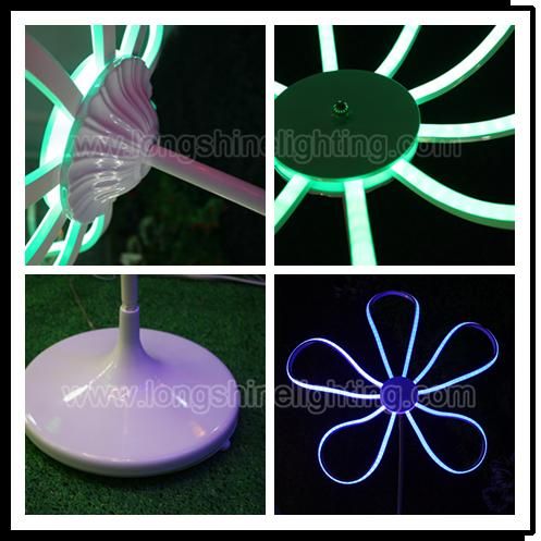 Multi-Color LED Flower Landscape Lights for Solar Garden Park Lamp IP65
