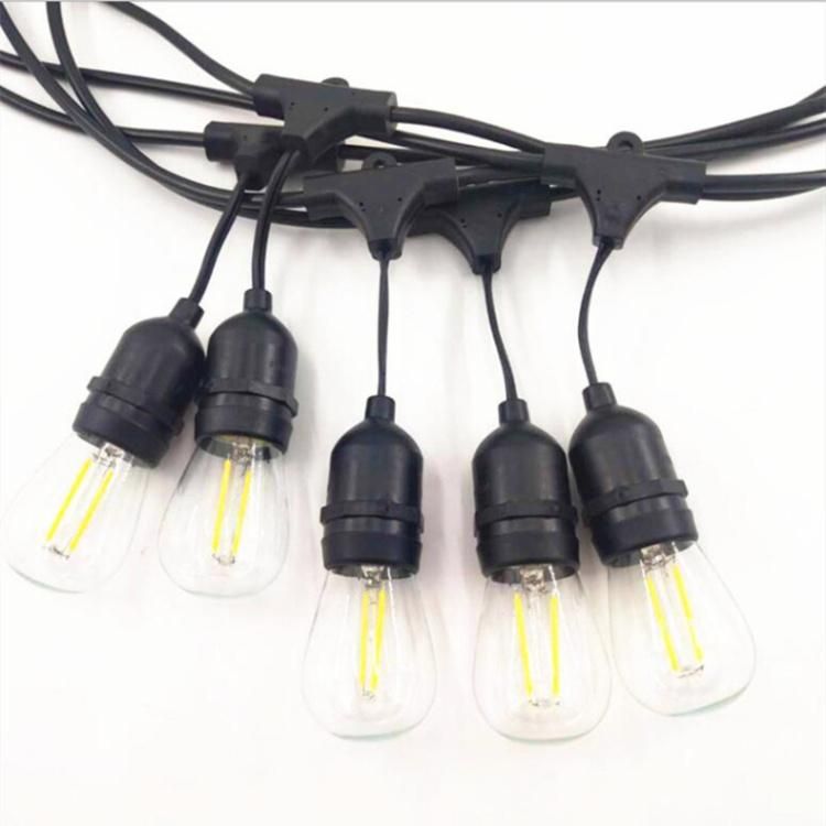 10m E26 E27 Sockets Outdoor S14 LED Festoon String Light