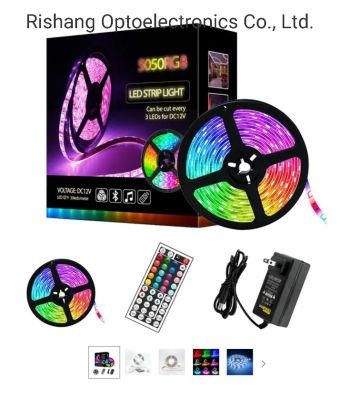 RGB LED Strip Light Kits IR Remote Control 30LEDs, 12V LED Strip Lights Kit