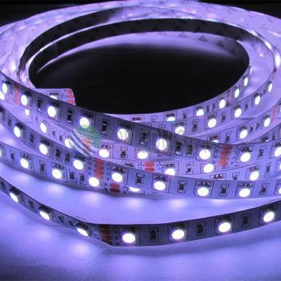 High Quality 30LEDs/M SMD5050 RGB LED Strip Rope Light with Ce, RoHS