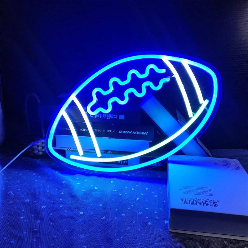 Fashion Custom Neon Signs LED Football Neon Signs Party Decorative Night Light Neon Lights