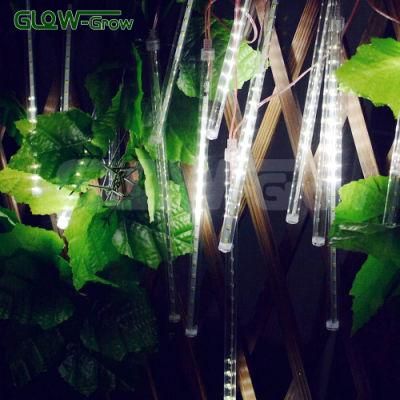 UL Approval AC23V Waterproof White Falling Rain Light for Fence Decoration