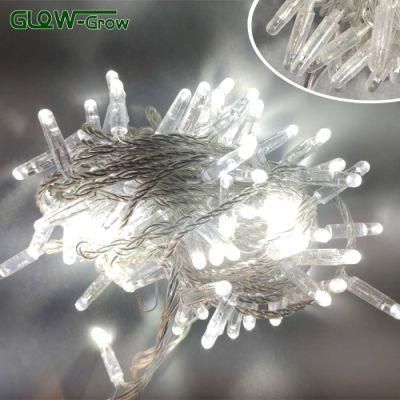 Globe PVC Wire String Industrial Light with Flash Bulb 4+1 for Market Decoration