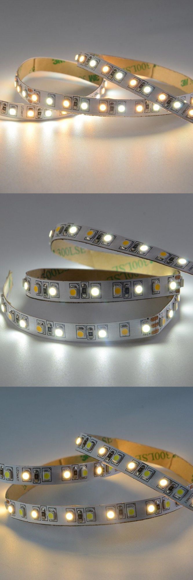2 Years Warranty CCT LED Light Strip SMD3528 120LEDs/M for Indoor/Oudoor Light