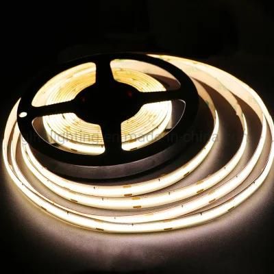 Colouring High CRI Warm White DC24V Light COB Flexible LED Strip