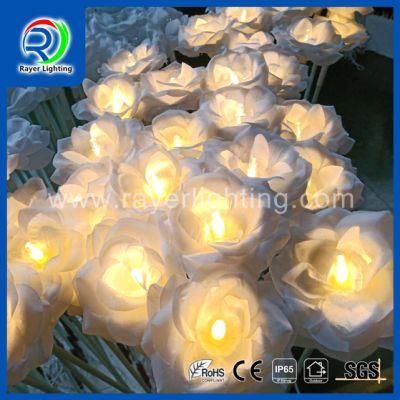 Garden Decoration Holiday Light LED Rose Light