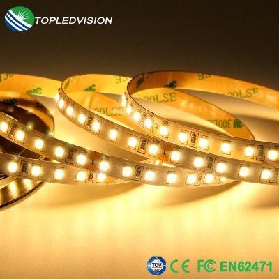 White 120LEDs 16W/M SMD2835 LED Strip Light in Cabinets Showcase