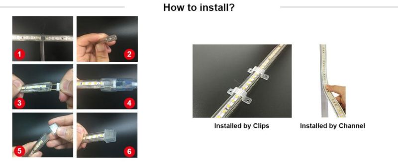 Exterior Using LED Flexible Strip Light with Ce and RoHS Certificate SMD 2835