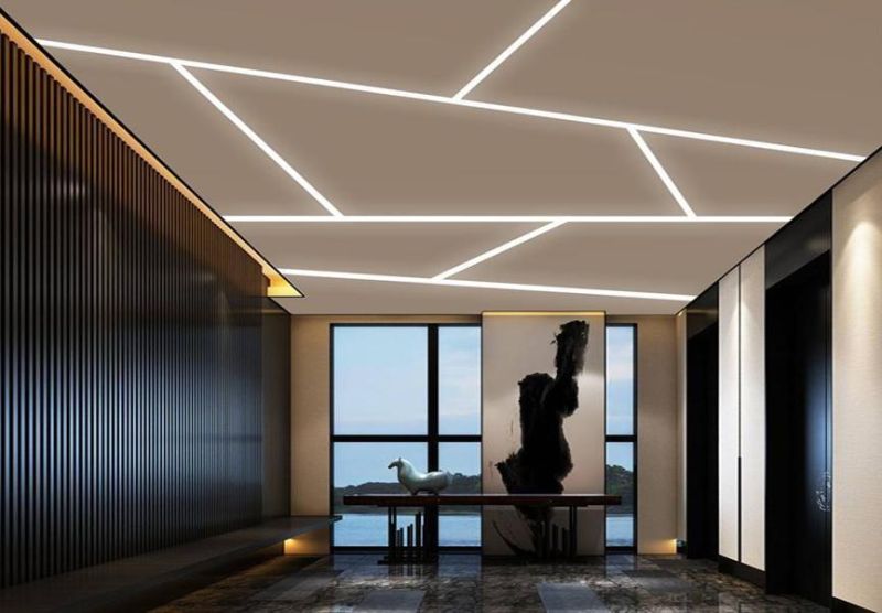 LED Strip Light Silicone Profile Recessed Mounted Bendable Waterproof Profile Suitable for Indoor and Outdoor 20*14