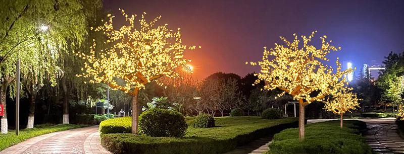 Wholesale Gate Lighting Outdoor Custom LED Cherry Blossom Tree Light