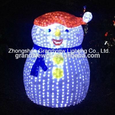 LED Macao Snowman Outdoor Christmas Lights