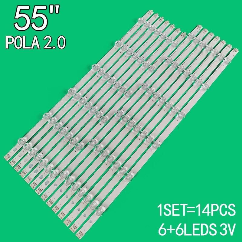 High Quality 55 Pola LED Bar LG Innotek Pola2.0 55" R Type L Type Rev 0.1 2013.10.18 Pola2.0 55" LED Backlight Lamp Strip