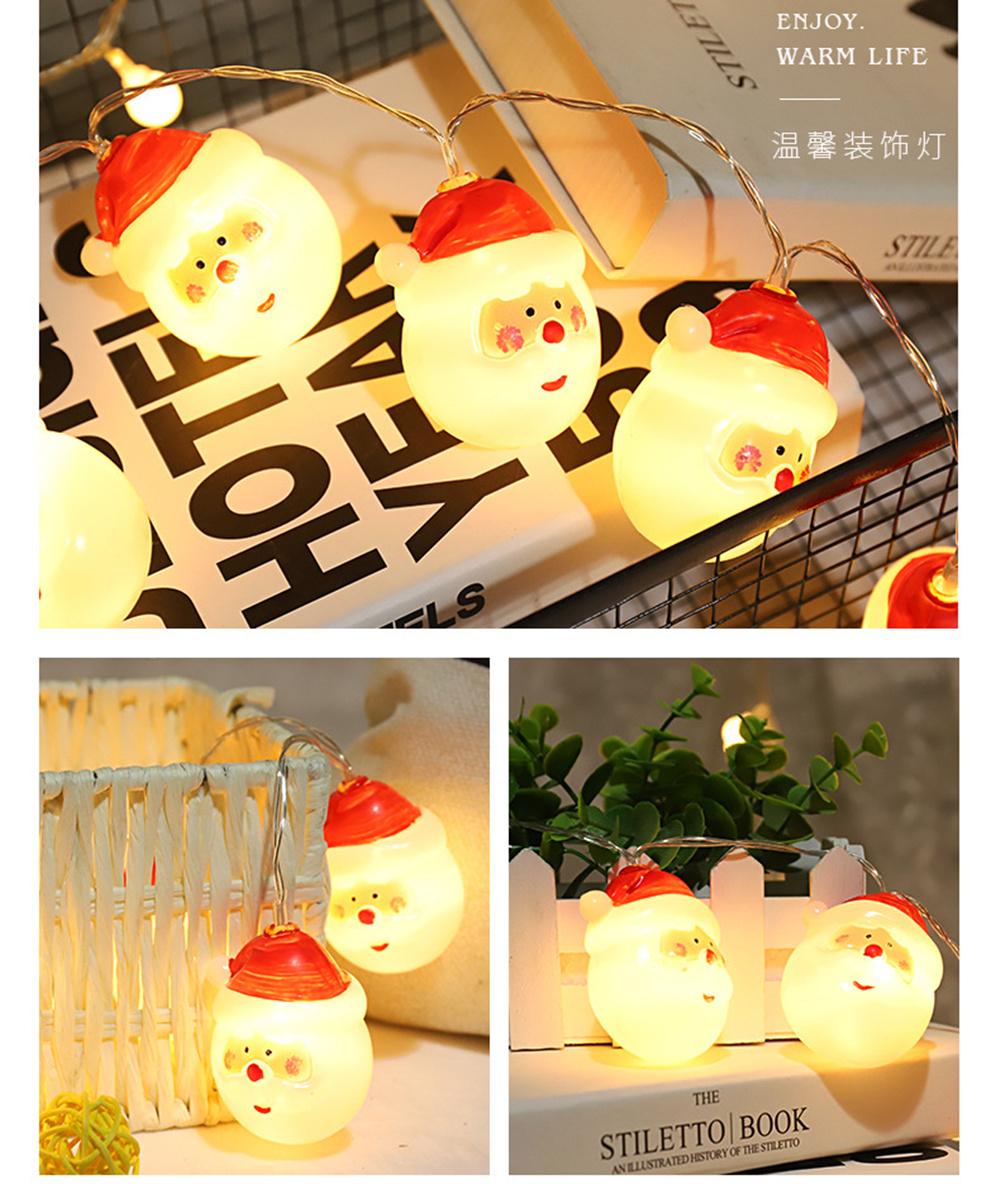 LED Christmas Decoration Lights Snowman Santa Claus Atmosphere Decoration Lights