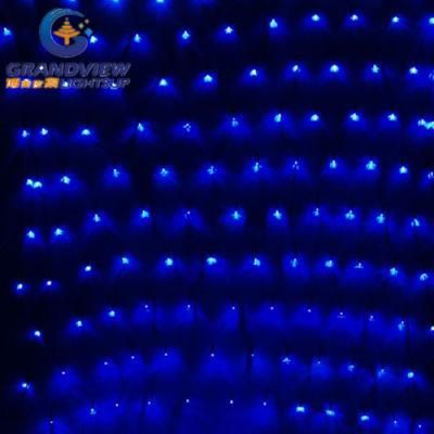 2m Width Blue Light LED Net Light with 8-Mode