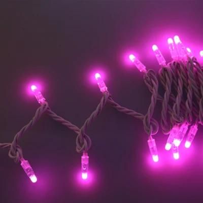 Commercial Project Rubber Cable Christmas LED String Lights China Direct Buy for Christmas Patio Decoration