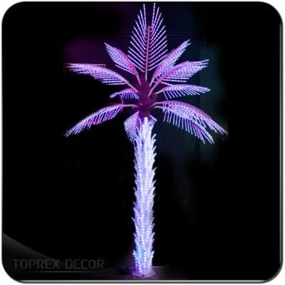 Holiday Lighting Big Bulb Outdoor Christmas Lights Decorative Lighted Artificial Date Palm Tree