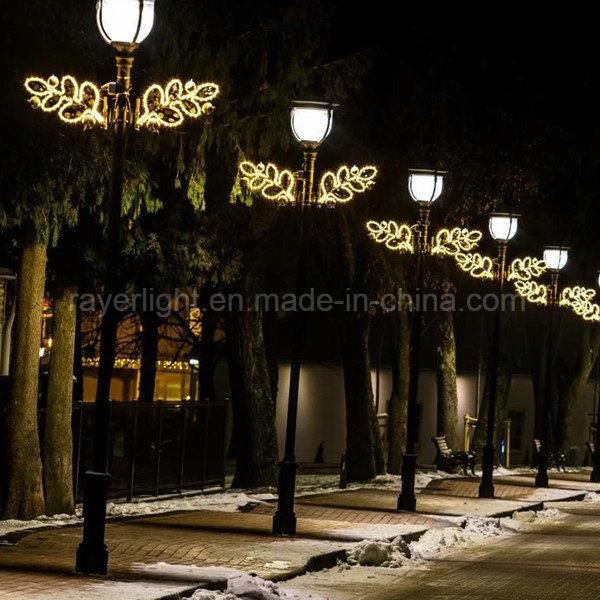 Waterproof Rope Lights Street Pole Decorations for Christmas