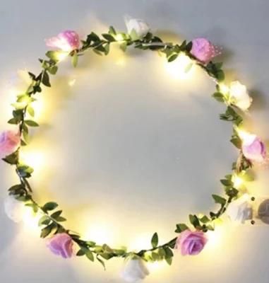 2meter 20 LED Flower Leaf Garland LED Fairy String Lights