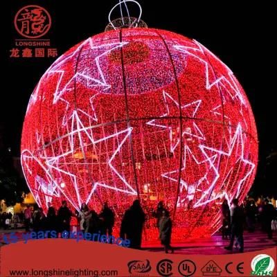 LED Outdoor 3D Xmas Waterproof Motify Decoration Christmas Ball Light