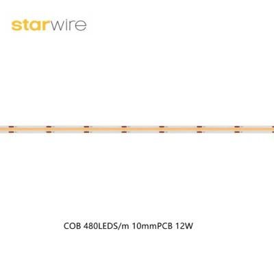 Flexible COB 480LEDs/M 12W 10mmpcb LED Strips