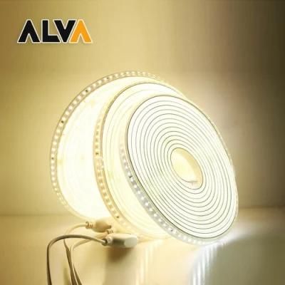 120 SMD2835 safety High Bright Outdoor Waterproof Flexible LED Rope Strip Light