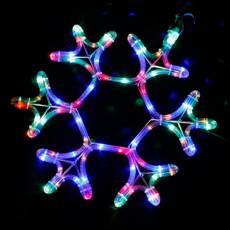 LED Decorative Snowflakes Christmas Ornament Light