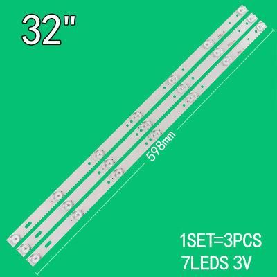 32inch 7LED Use for Jvc LED-32D Lt-32de75 Ms-L2391 V1 32lex-5027 T2c 32lem-1009 LED Strip Backlight
