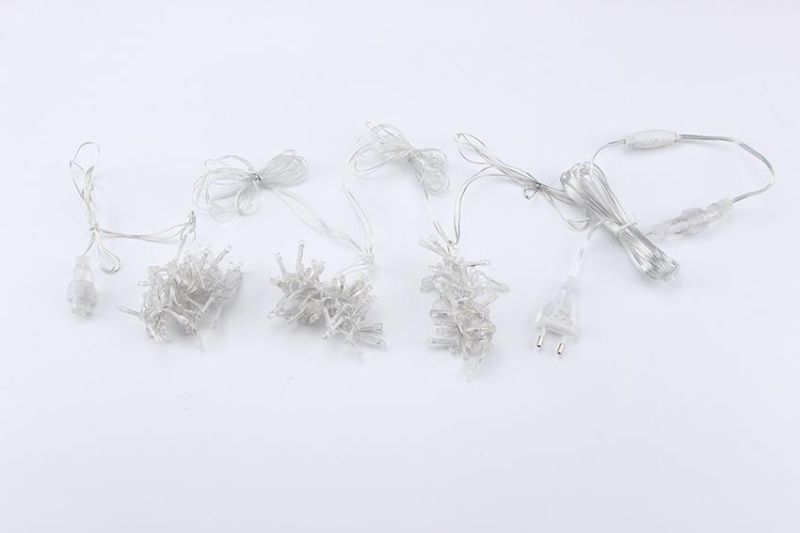 2.4m LED Wedding Icicle Fairy Light Christmas Garland