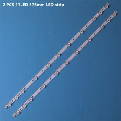 New Hot Sell 11LED Backlight Strip Lights 575mm 3V for Vestel 32&prime;&prime; TV