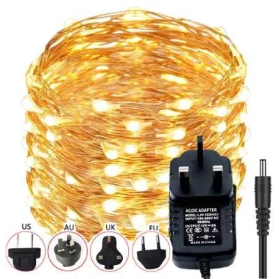 LED DC12V Micro Wire Copper Fairy String Light Garland