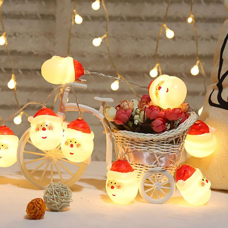 2022 New Year LED Christmas Decoration Holiday Santa Claus Lights