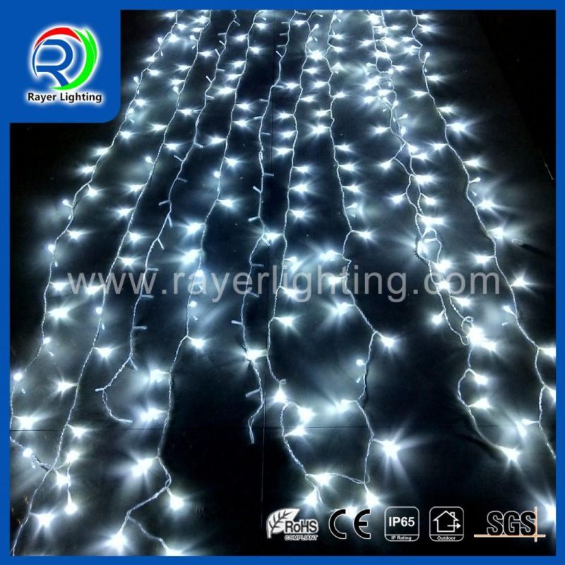 LED Waterfall Curtain Lights Hotel Market Shopping Mall Decoration LED String Light